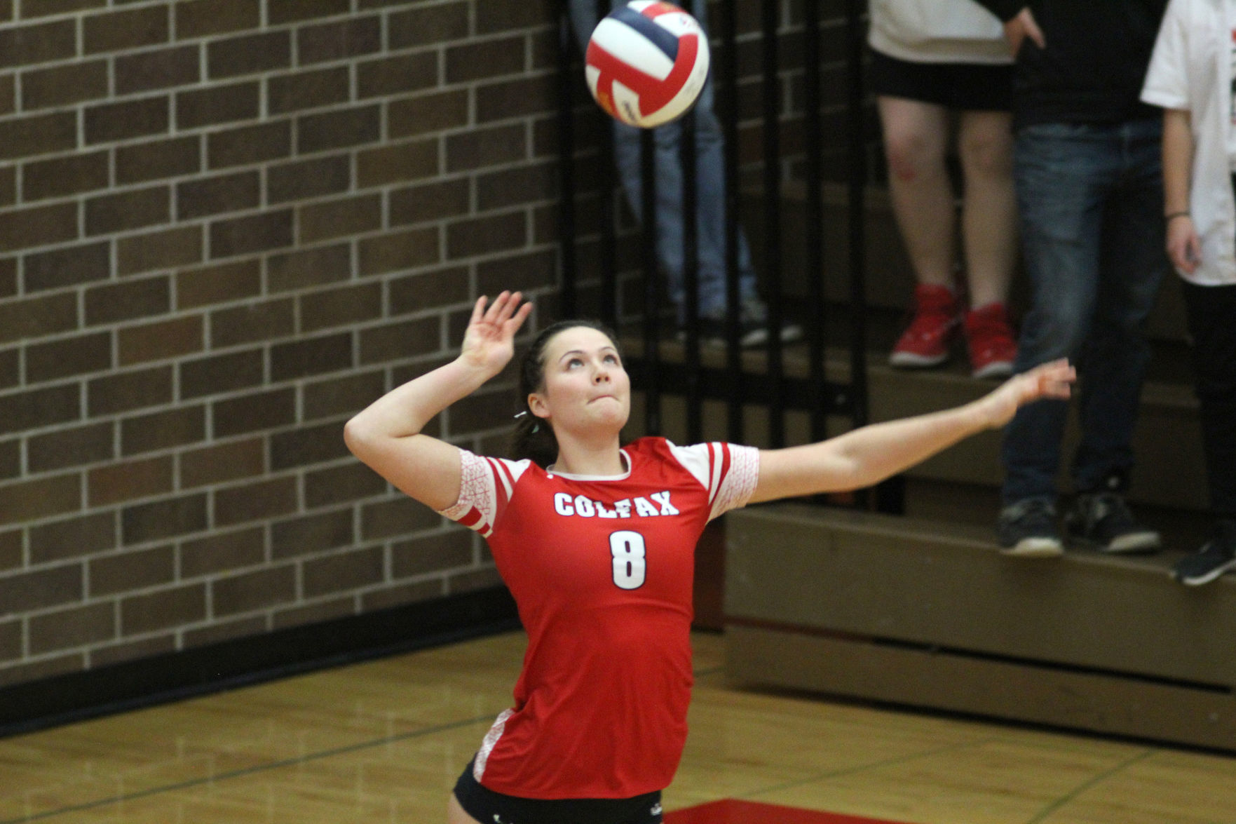 Cameron at Colfax volleyball regionals 10-24-19